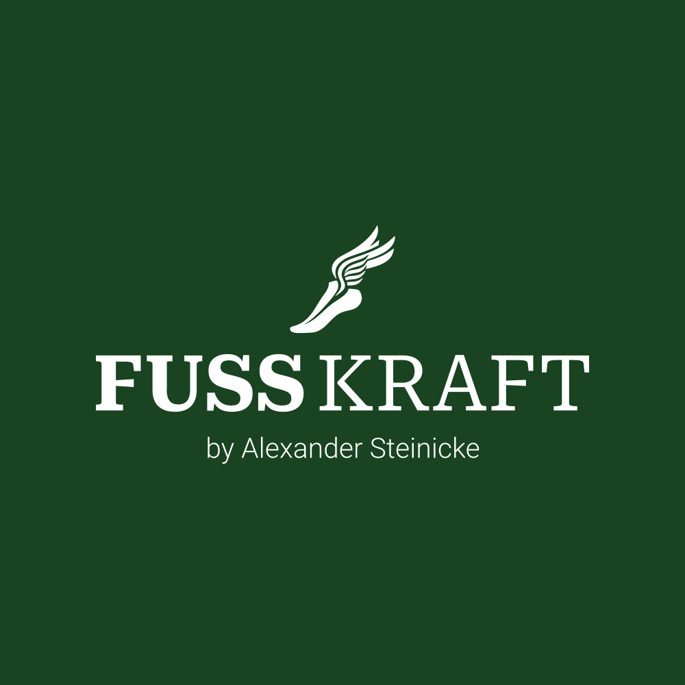 Logo zentriert auf Grün